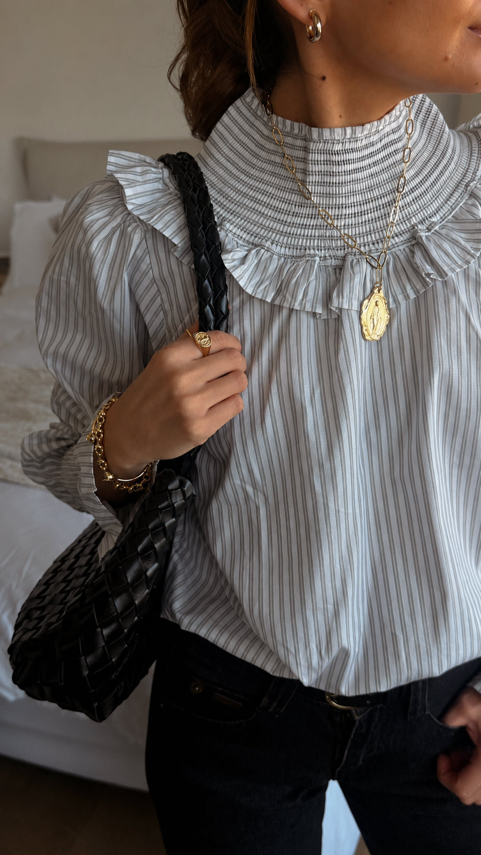 Collar Medalla milagrosa dorada