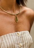 Collar placa virgen y medalla grabada