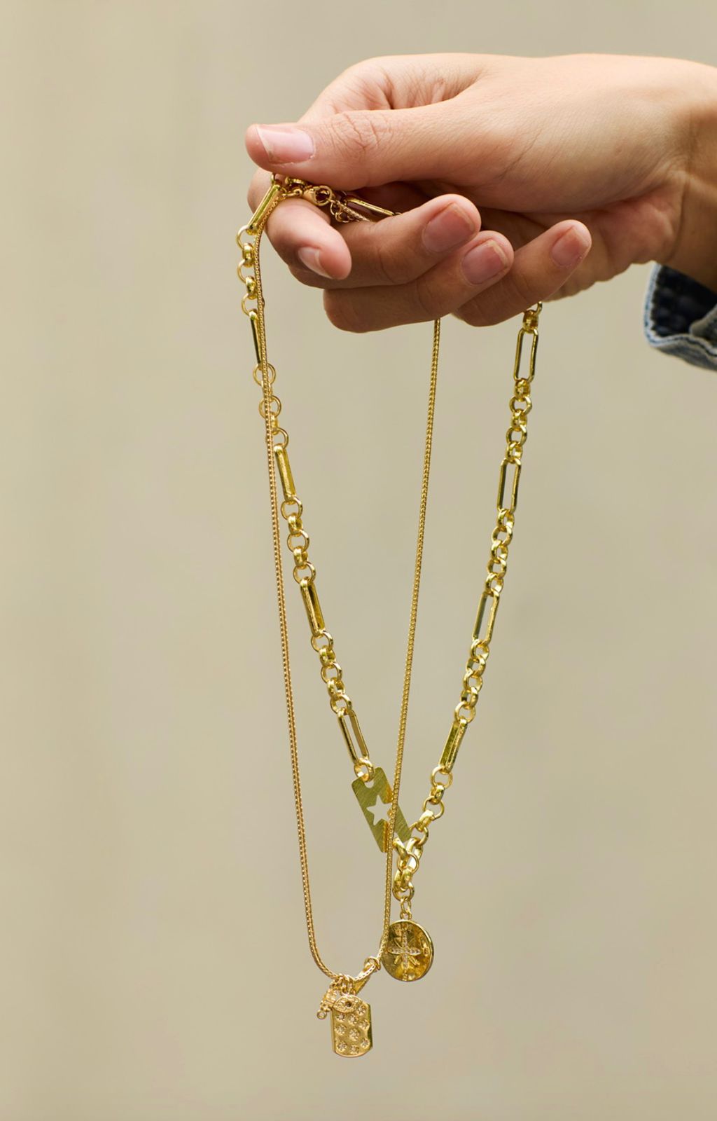 Collar estrella guía/ Collar amuletos