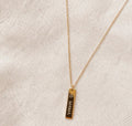 Collar grabado personalizado cadena simple