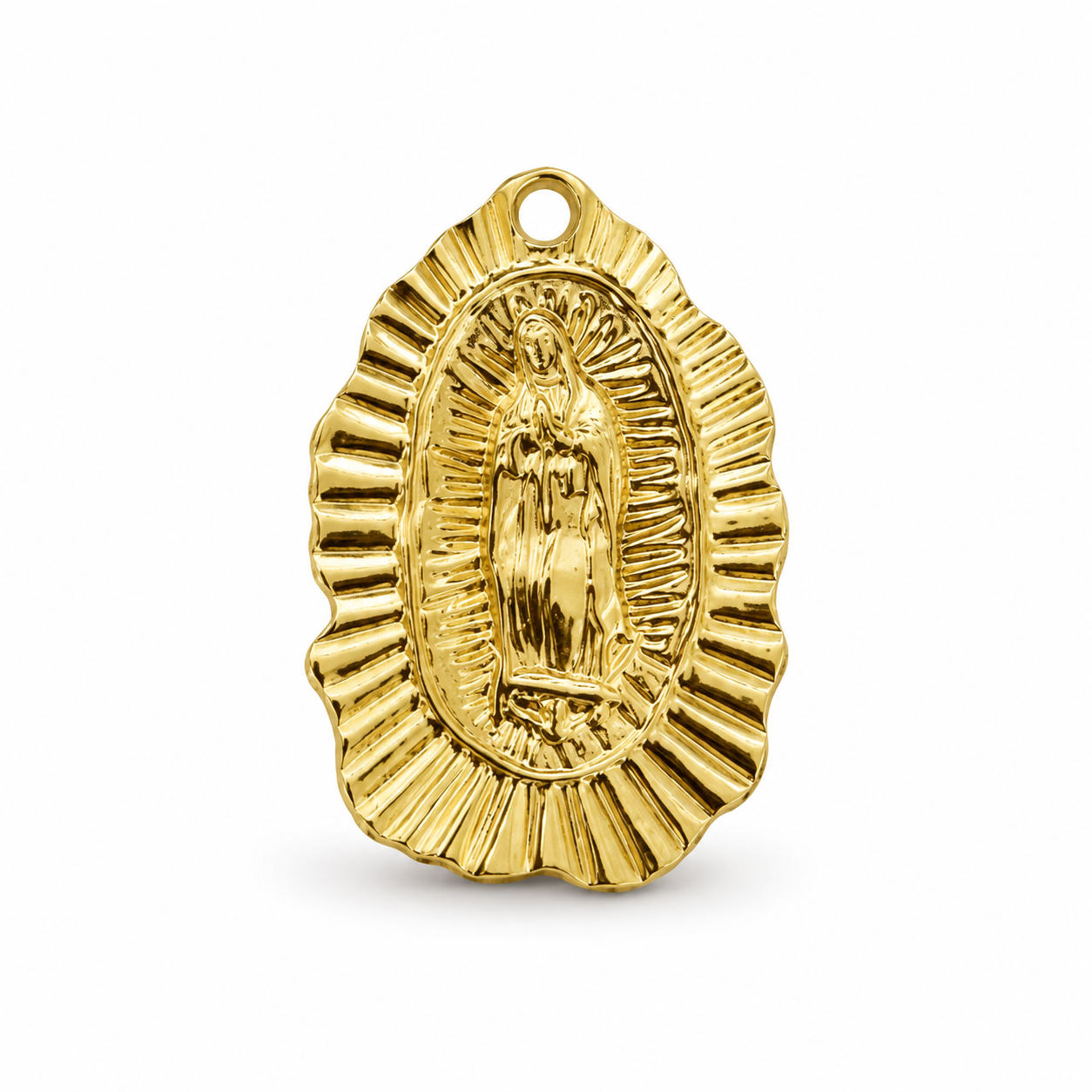 Charm Medallon Guadalupe Sol - De la Paz