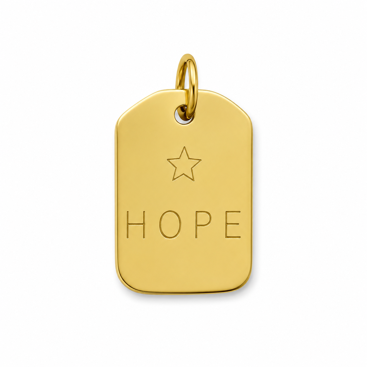 Charm Placa Hope - De la Paz